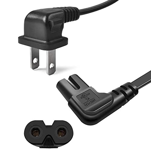 ）））TVアダプター（（（ Amazon.com: 2 Pack TV Power Cord Replacement 90 Degree 2-Prong
